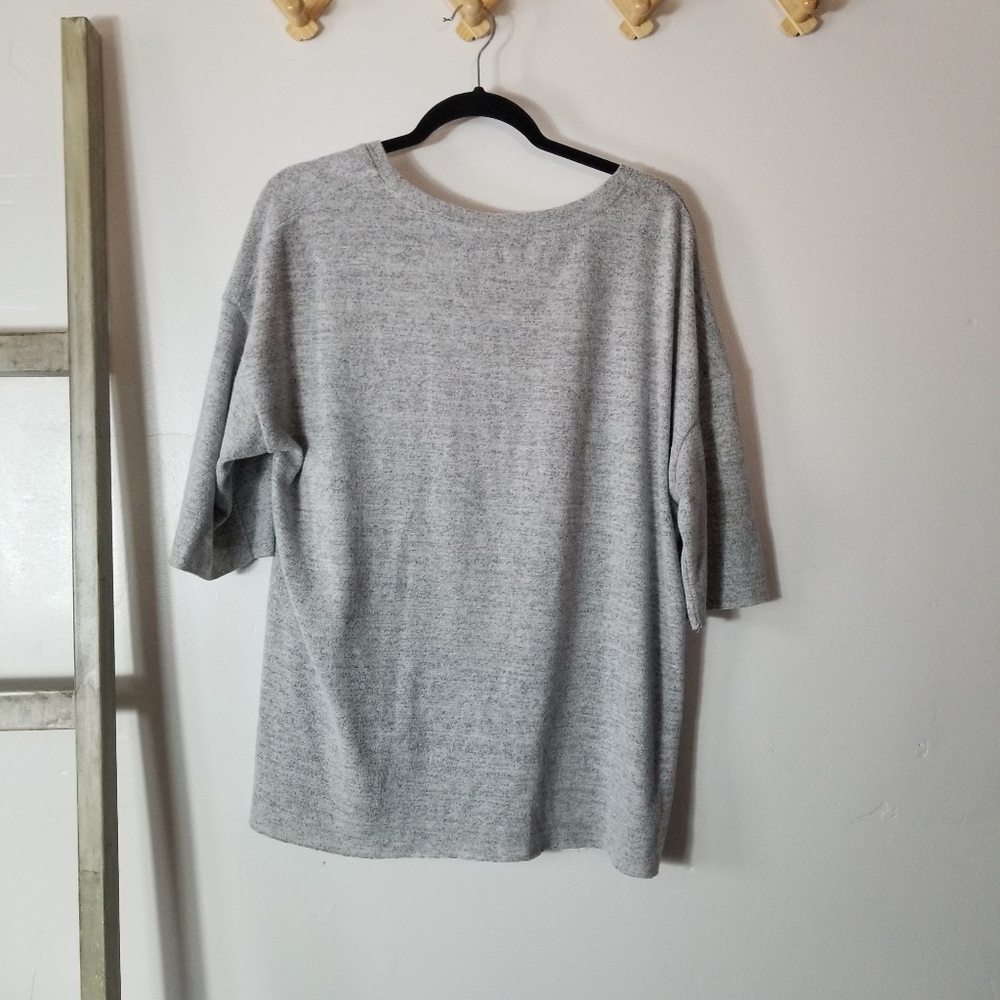 SKYLER & JADE WOMEN'S GRAY BLOUSE SIZE LARGE - Picture 2 of 12